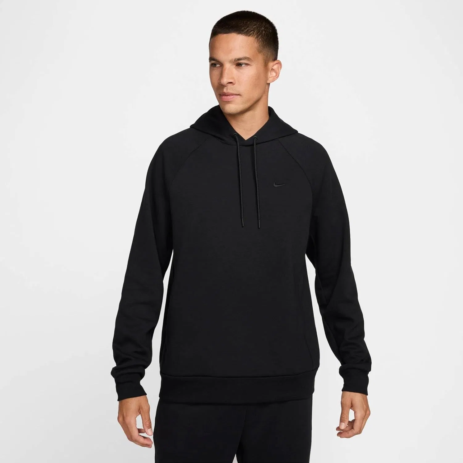 Толстовка Nike Primary мужская Dri-FIT UV с капюшоном (FZ0969-010, Black/Black) размер XX-Large — фото 2
