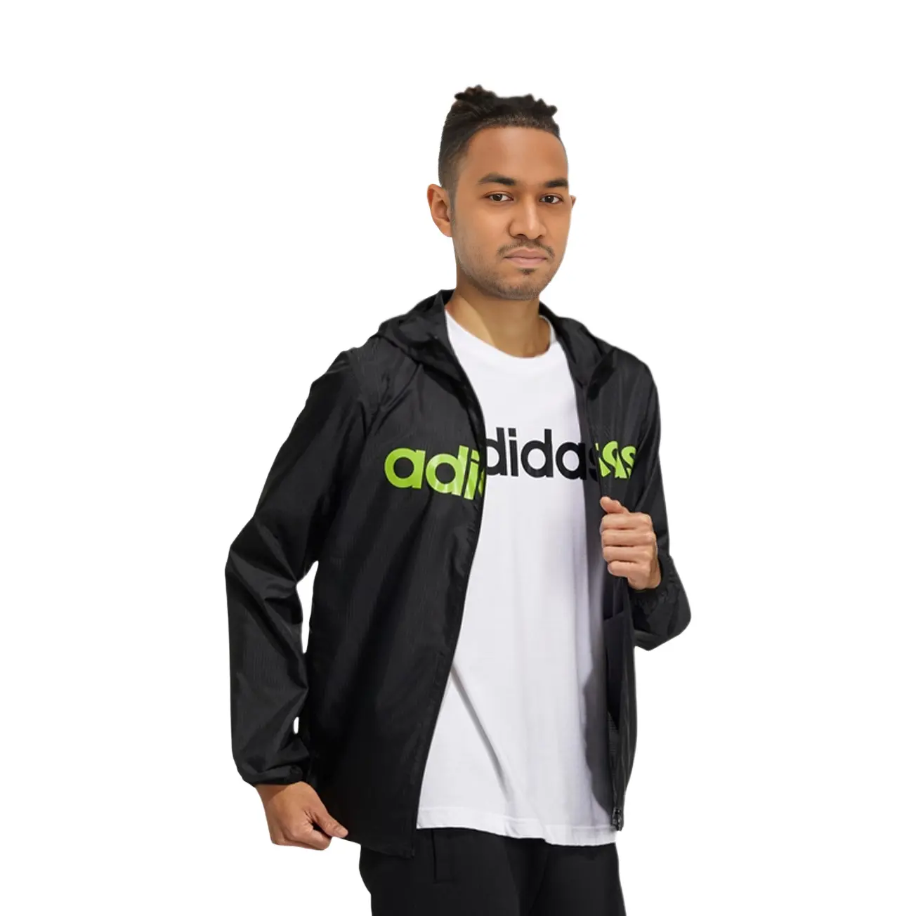

Куртка мужская черный Adidas Neo