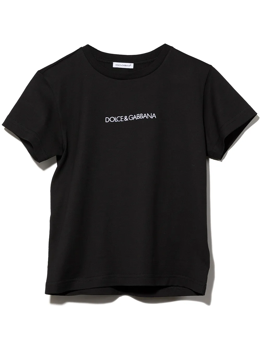 

Футболка с логотипом Dolce & Gabbana Kids, черный
