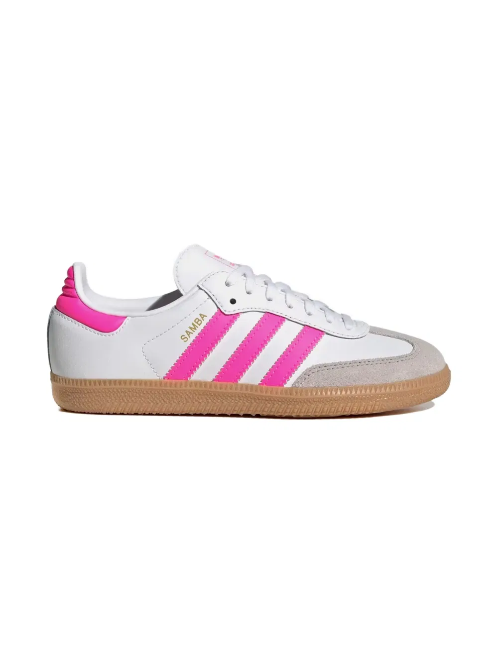 Кроссовки Samba og gs stripes Adidas Kids, белый