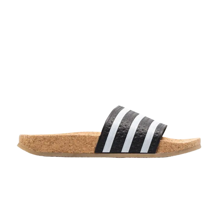 Кроссовки Adidas Wmns Adilette Cork Slide, черный