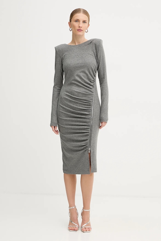 

Платье с шерстью Pinko, серый