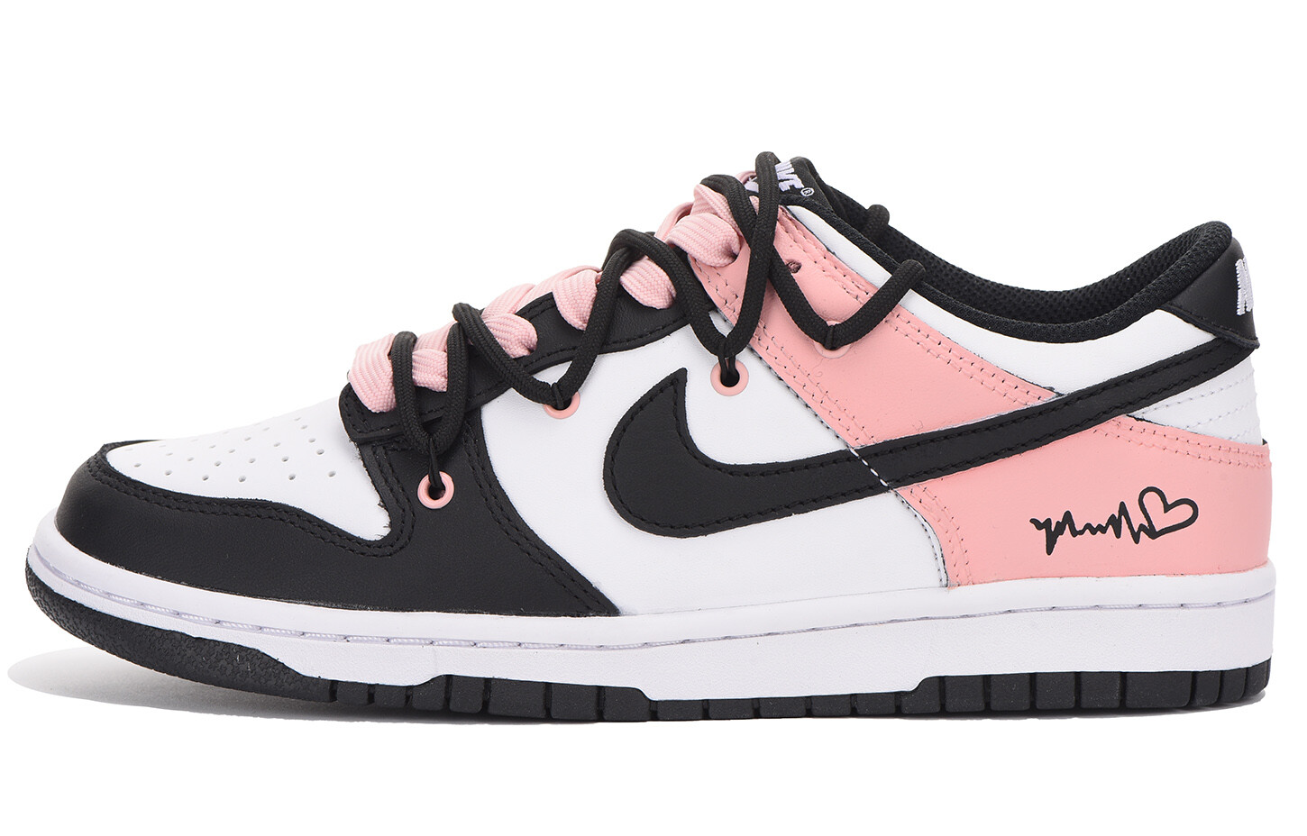 

Кроссовки Nike Dunk Skateboard Shoes Women's Low-Top Black Pink