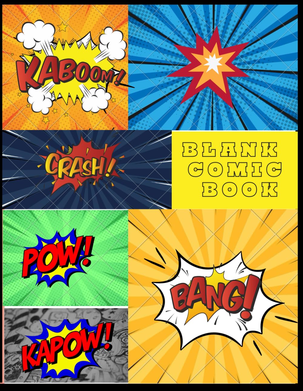 

Blank Comic Book: A Fun & Creative Sketchbook for Aspiring Comic Artists, Unleash Kid's Creativity with This Ultimate Blank Comic Book! (Independently published)