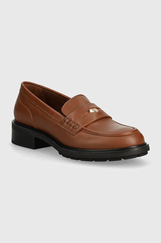 

Кожаные мокасины TH PENNY LOAFER Tommy Hilfiger, коричневый