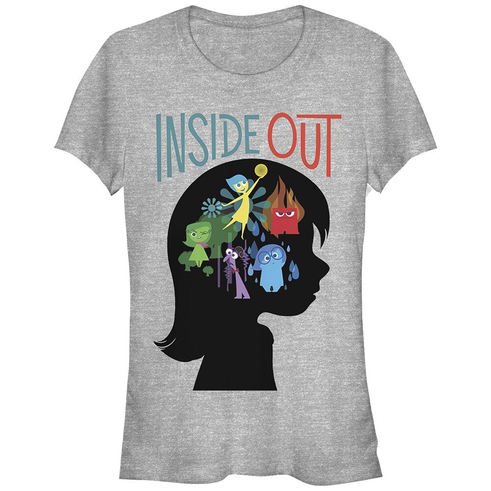 

Детская футболка с рисунком Disney's Inside Out Emotions, цвет Athletic Heather