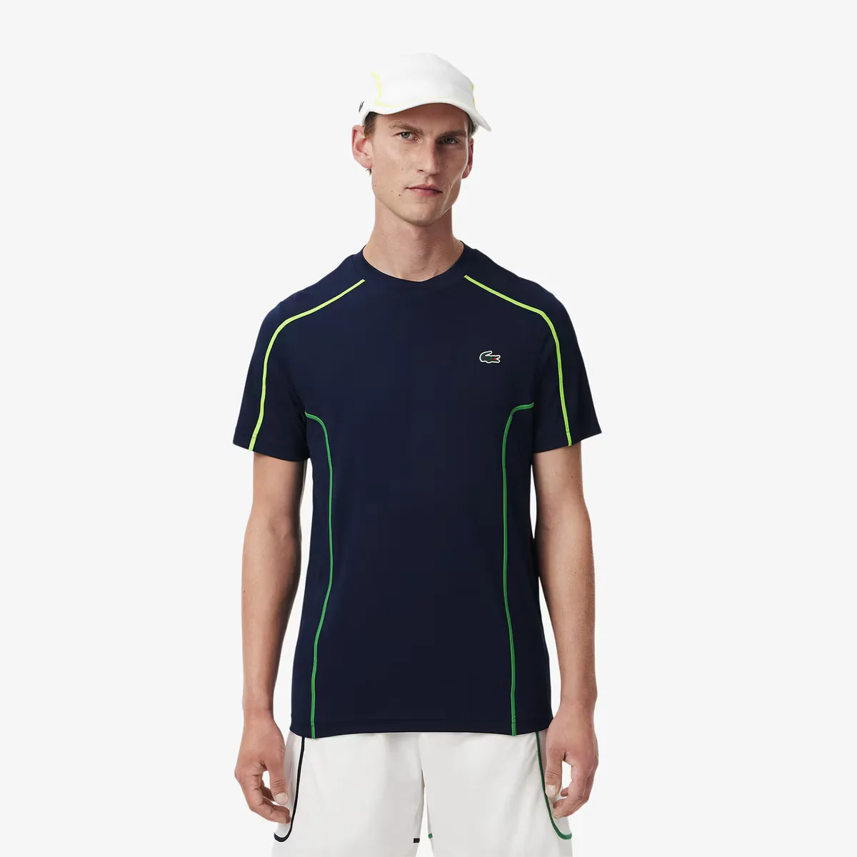 

Мужская теннисная рубашка Lacoste Ultra-Dry, синий