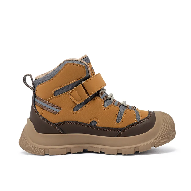 Детские уличные кроссовки Kids BIG WASP, Khaki Leather Surface — фото 2