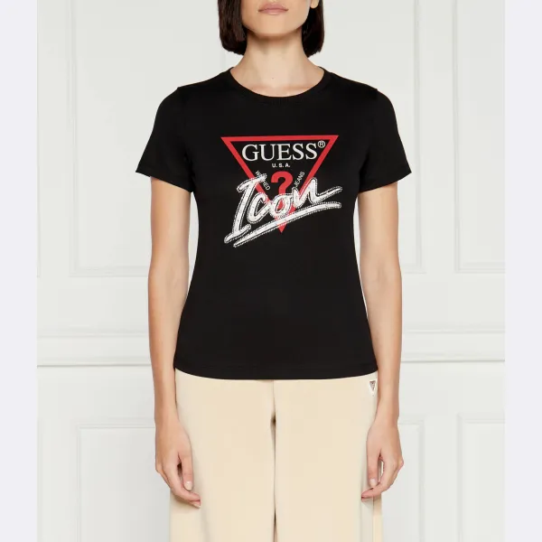 

Футболка стандартного кроя Guess, черный