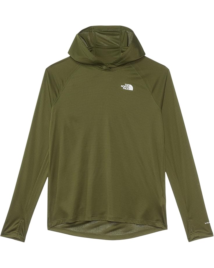 

Худи The North Face Kids Teen Summer LT Sun Hoodie, цвет Forest Olive