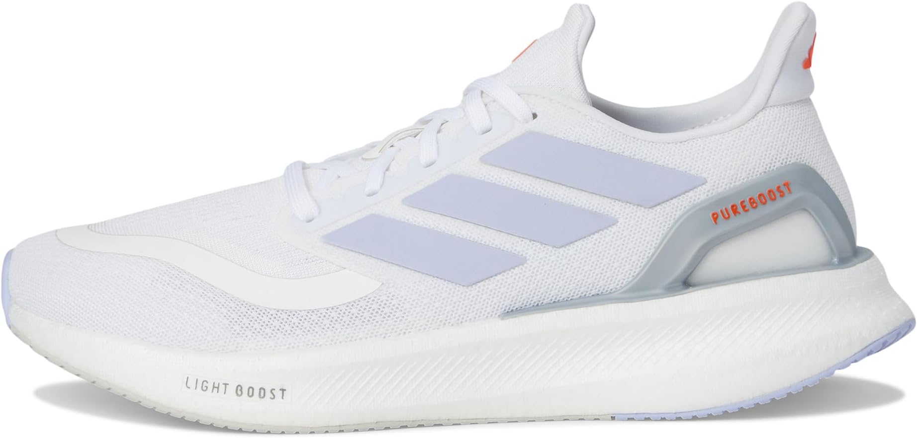 Кроссовки adidas Running Pureboost 5 Running Shoes, цвет White/Violet Tone/Grey — фото 4