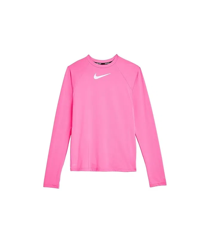 Рашгард Nike Kids Hydroguard Dri-Fit UV Long Sleeve Top, Pink Glow