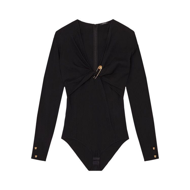 

Боди Versace Safety Pin Bodysuit, Black