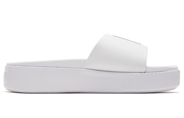 Тапочки platform slide 'white' Puma, белый — фото 2