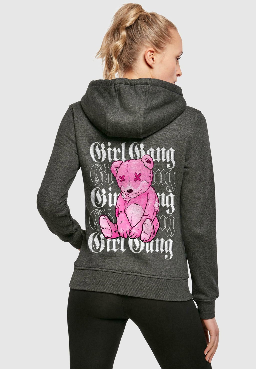 

Толстовка GIRL GANG - Hoodie Mister Tee, темно-серый
