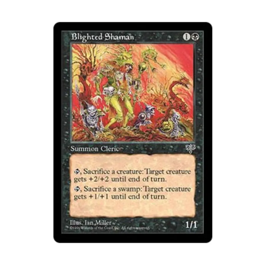 

CCG Заражённый шаман (U), MTG - Mirage