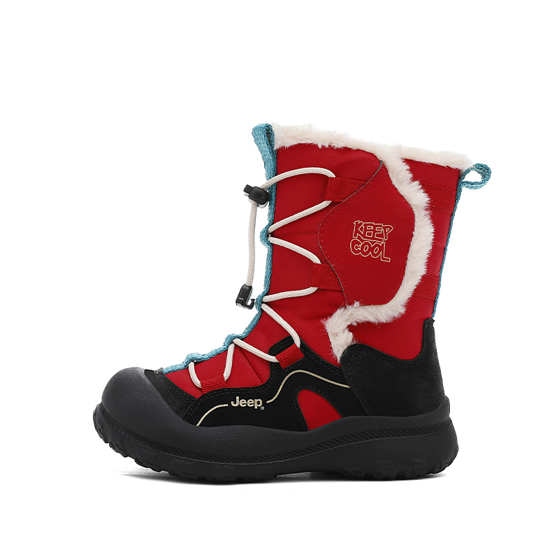 

Детские зимние сапоги Kids Jeep, china красный/cool черный