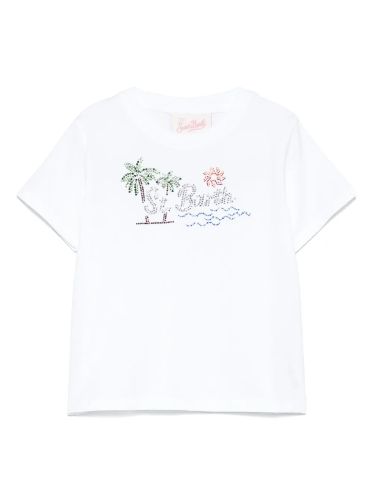 

MC2 Saint Barth Kids базовая футболка, белый