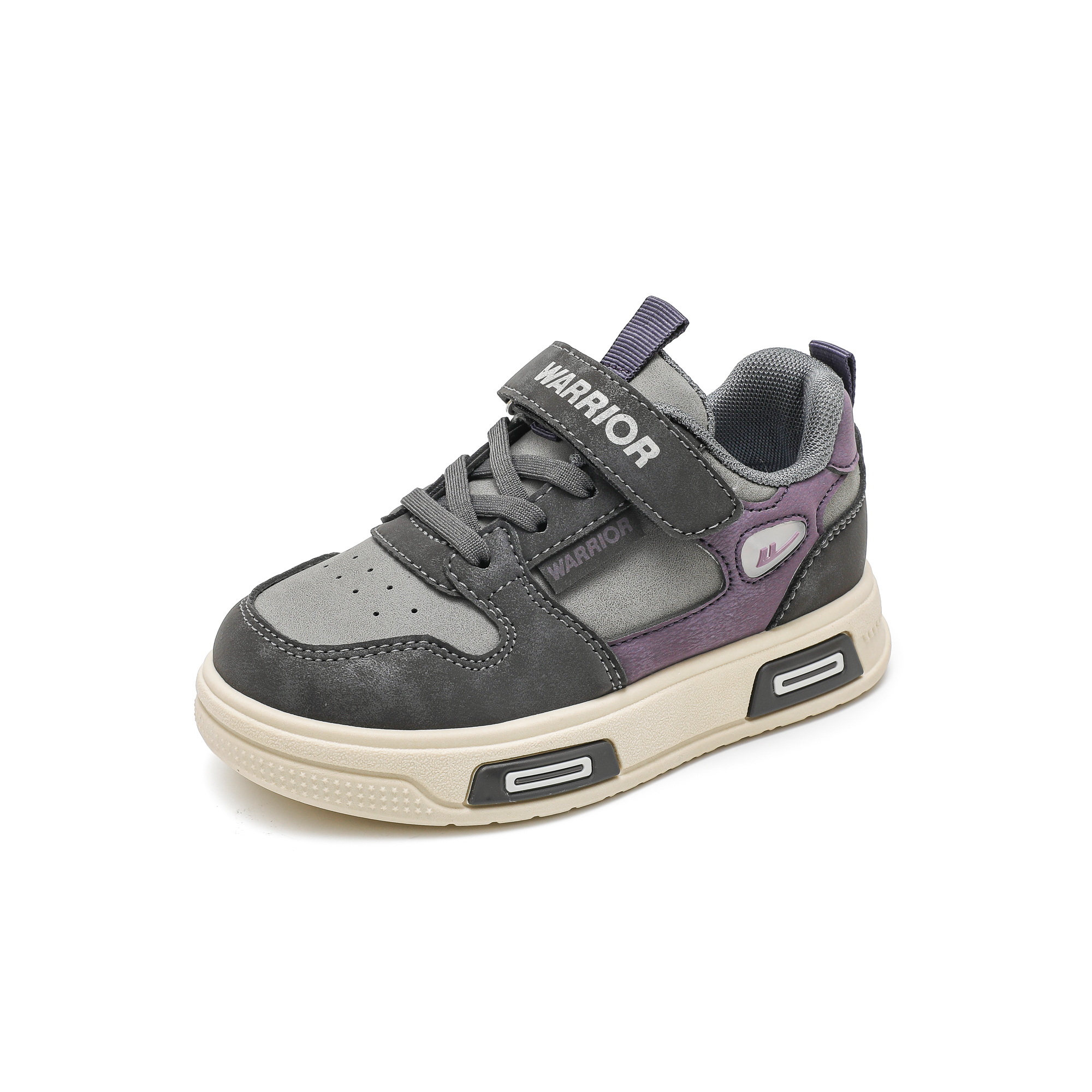 Мужские кроссовки для скейтбординга Lightweight Cushioning Slip Resistant Anti Kick Low top WARRIOR, светло-синий/синий/желтый — фото 3