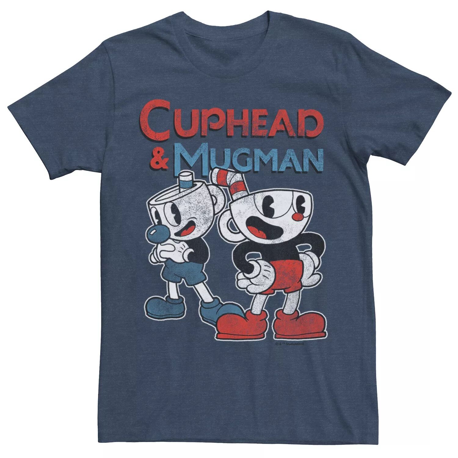 

Мужская пара футболок с чашками Cuphead и двумя чашками Licensed Character