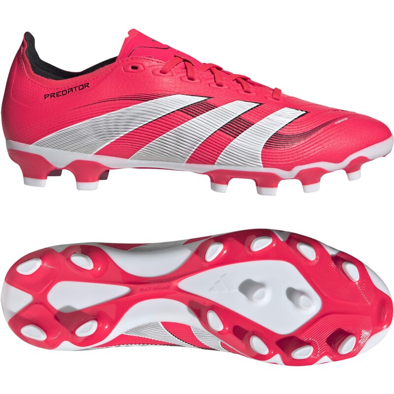Футбольные бутсы Predator League MG для игры на искусственном газоне Adidas, мультиколор — фото 4