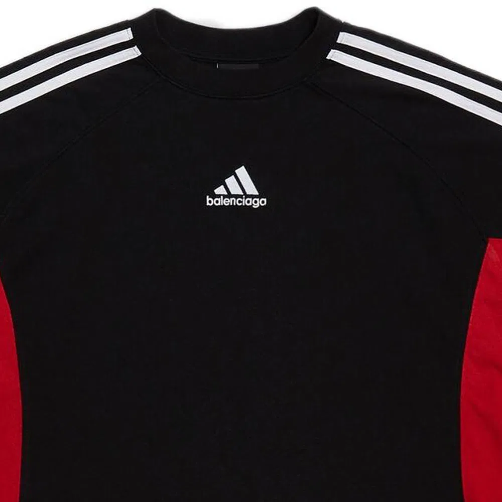 Футболка Balenciaga x Adidas черная — фото 4