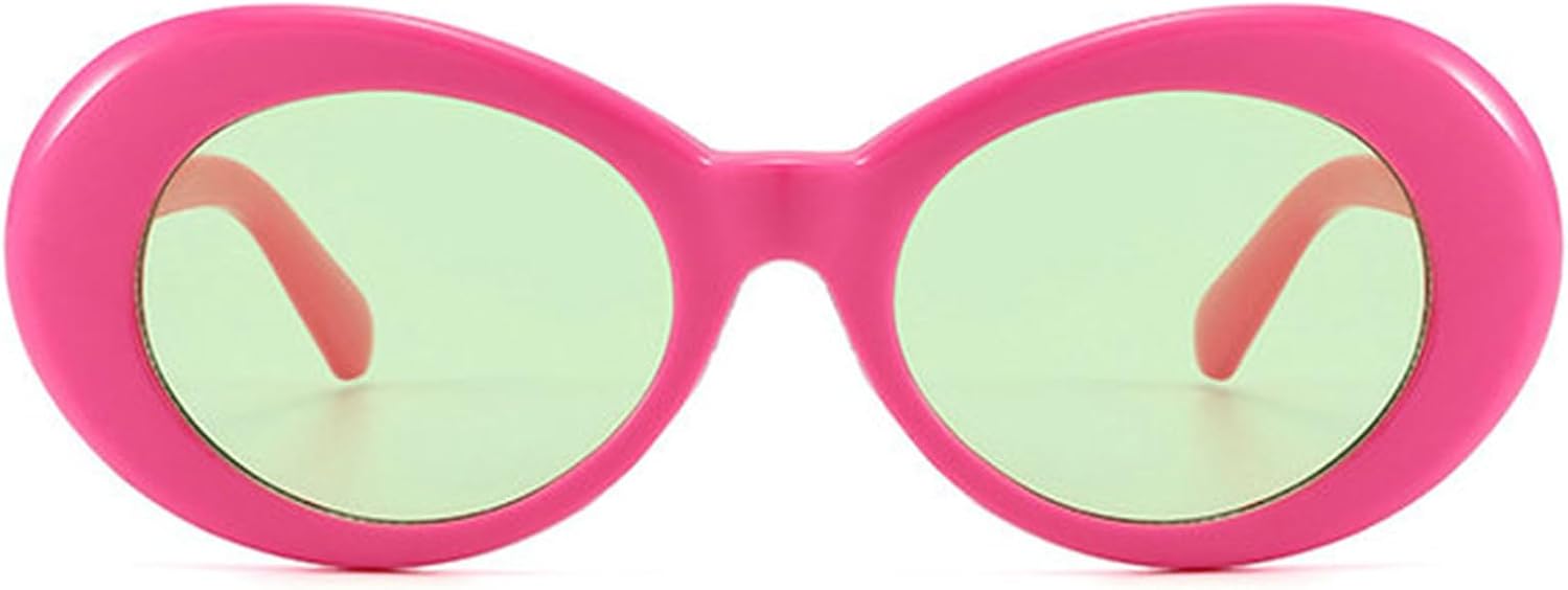 

Солнцезащитные очки Willochra Retro Oversized овальной формы для мужчин, модные, с черным градиентом, защита от УФ-излучения UV400, модные солнцезащитные очки для женщин в стиле панк, C1