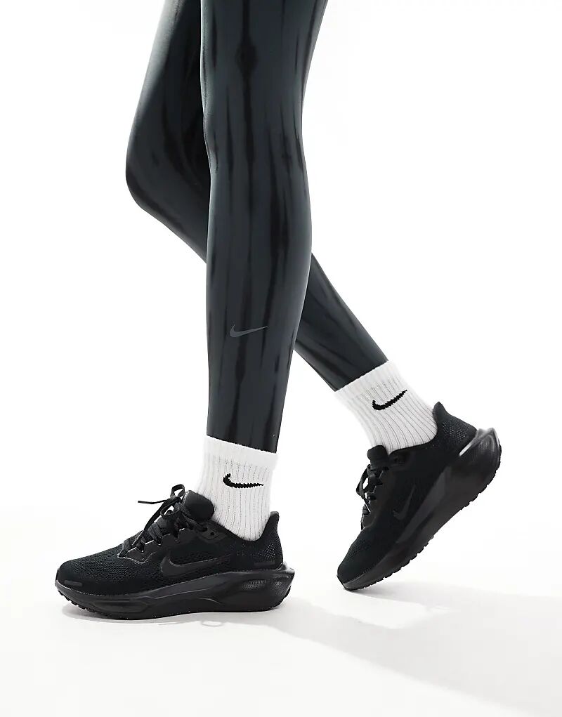 Кроссовки Pegasus Air Zoom 41 в тройном черном цвете Nike Running — фото 3