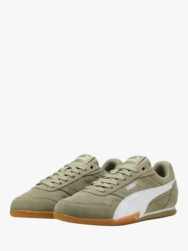 Bella Donna SD замшевые шнурованные кроссовки PUMA, Green/White — фото 2