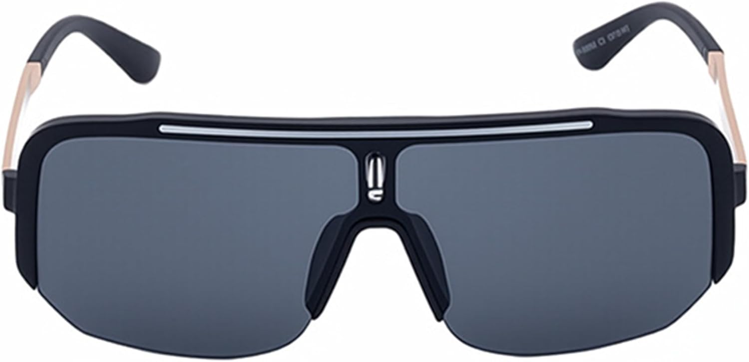 

Винтажные солнцезащитные очки Bullabulling в стиле «пилот» 70-х годов для женщин и мужчин, прямоугольные очки в полуободковой оправе с защитой от УФ-излучения UV400, Matte Black