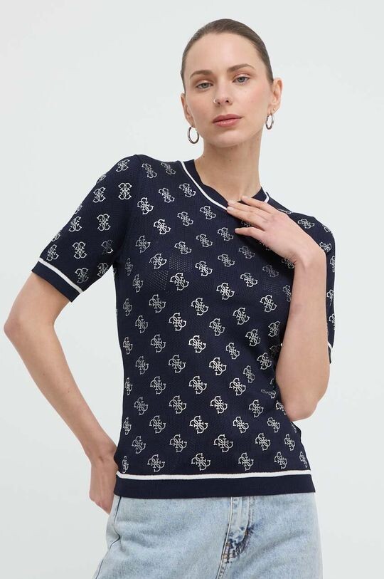 

Футболка Guess, темно-синий