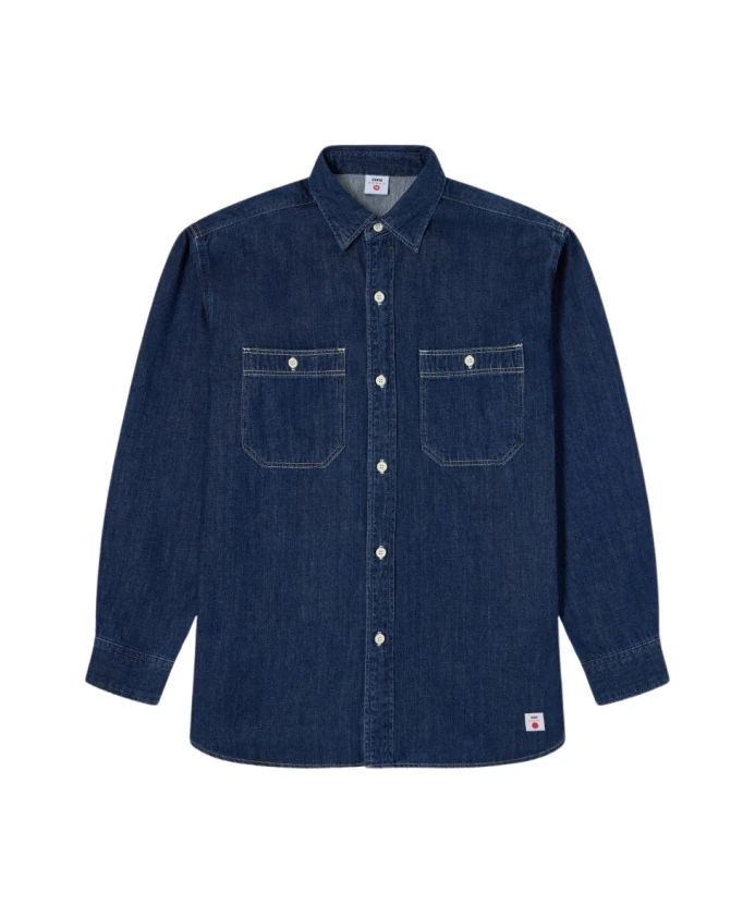 

Джинсовая рабочая рубашка с длинными рукавами Edwin, синий