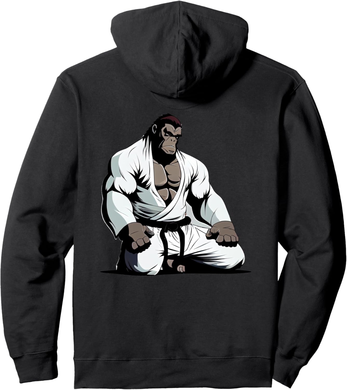 

Худи с изображением гориллы в кимоно для дзюдо - японская футболка с гориллой, черная Gorilla Judogi - Judogi Hoodie/Pullover, Черный, Худи с изображением гориллы в кимоно для дзюдо - японская футболка с гориллой, черная Gorilla Judogi - Judogi Hoodie/Pul