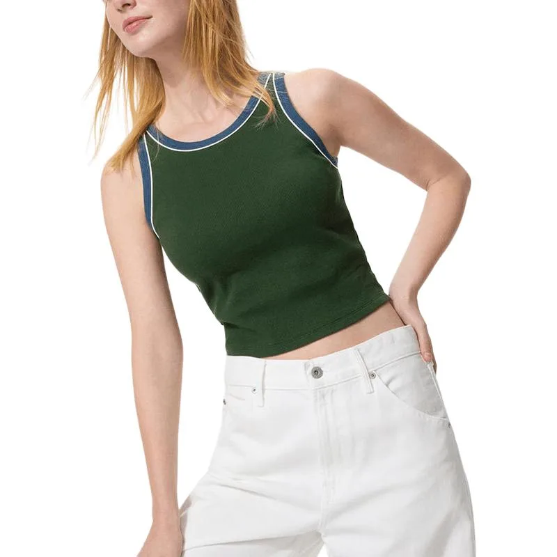 UNIQLO SS26 Топ-танк Women's Dark Green Others