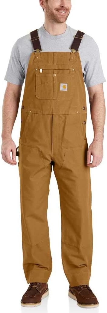 

Carhartt Мужские комбинезон R01 Relaxed Fit Duck, Carhartt Brown