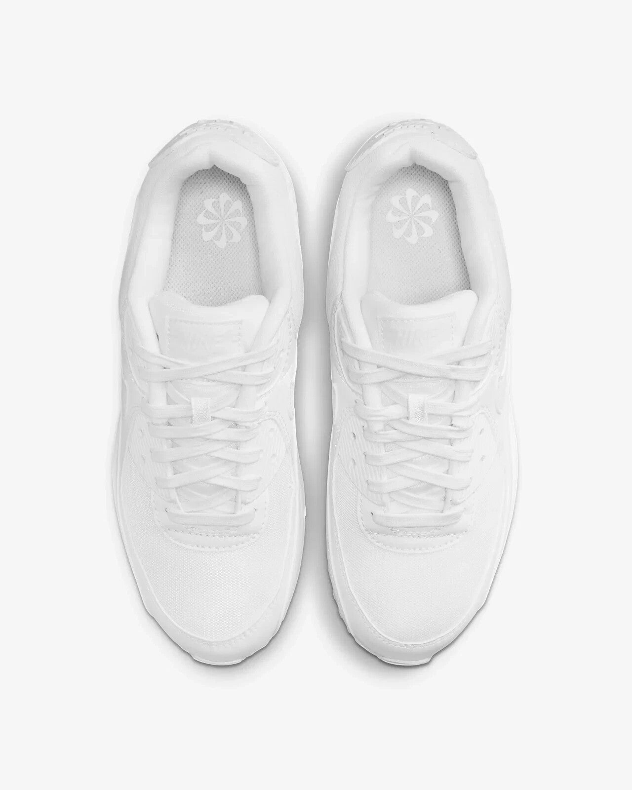Кроссовки Nike Air Max 90 DH8010-100 женские US 11.5 белые повседневные FD1107 — фото 4