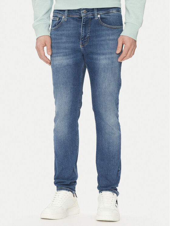 

Обтягивающие джинсы J30J327161 Calvin Klein Jeans, синий
