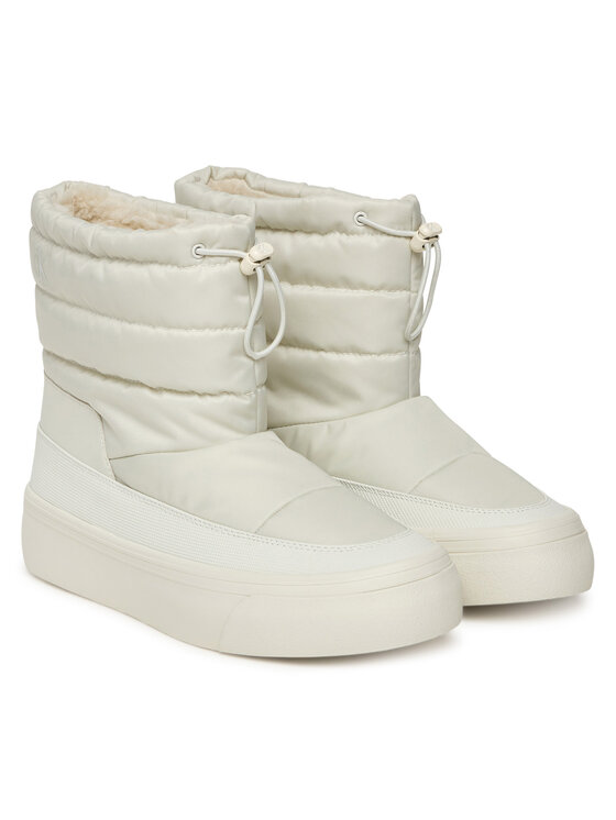 Кроссовки Vulc Flatf Snowboot Nylon Mix Mg YW0YW01977 Calvin Klein, белый — фото 2