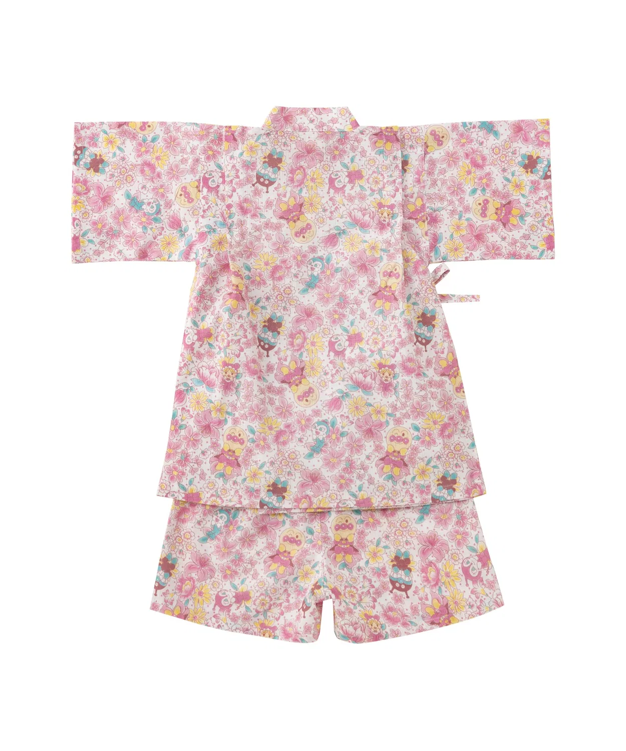 Детское кимоно с цветочным принтом Anpanman Kids Collection, розовый — фото 4
