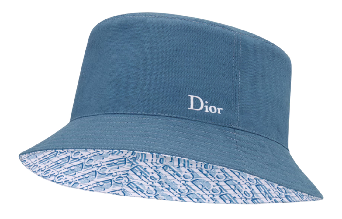 

DIOR Косая ведро шляпа 2020-х годов, Blue