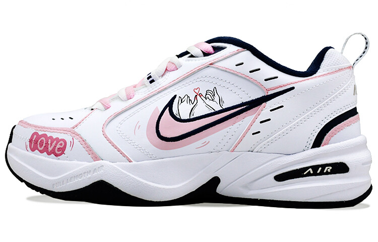 

Кроссовки Nike Air Monarch 4 Chunky Sneakers Unisex Low-top White/pink/red/black, белый