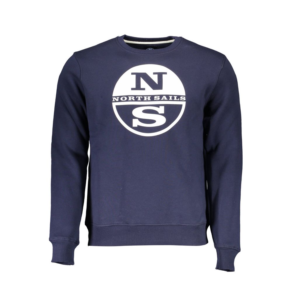 

Синий хлопковый мужской свитер North Sails