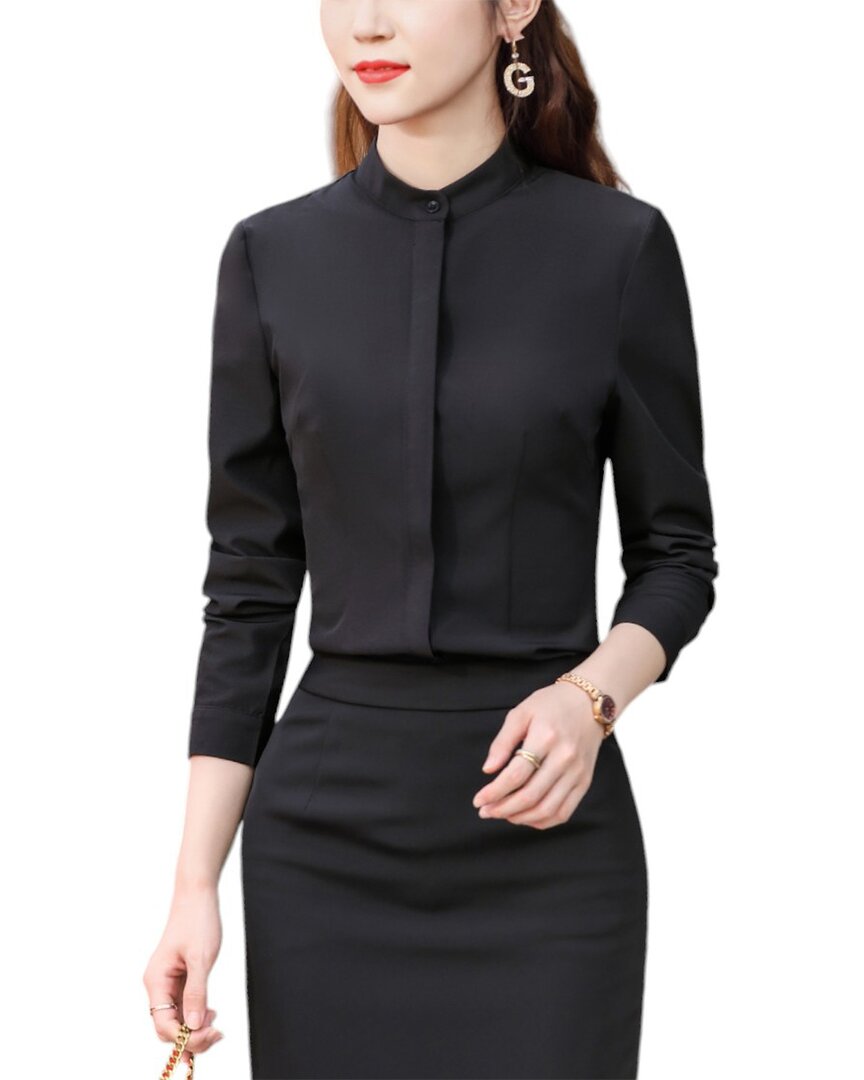 

Рубашка в стиле «босс-шик» Bossy Chic, черный