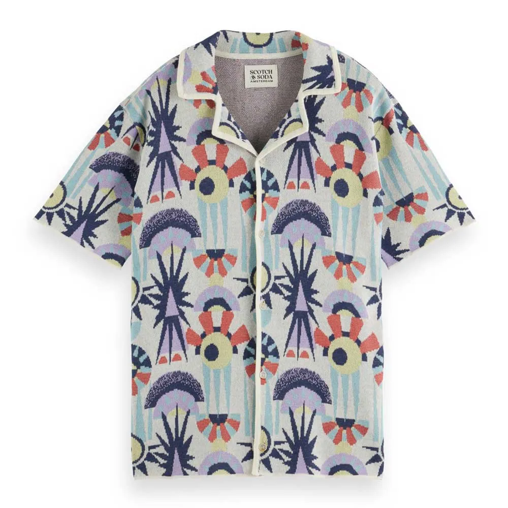 

Рубашка с коротким рукавом Scotch & Soda 180086, бежевый