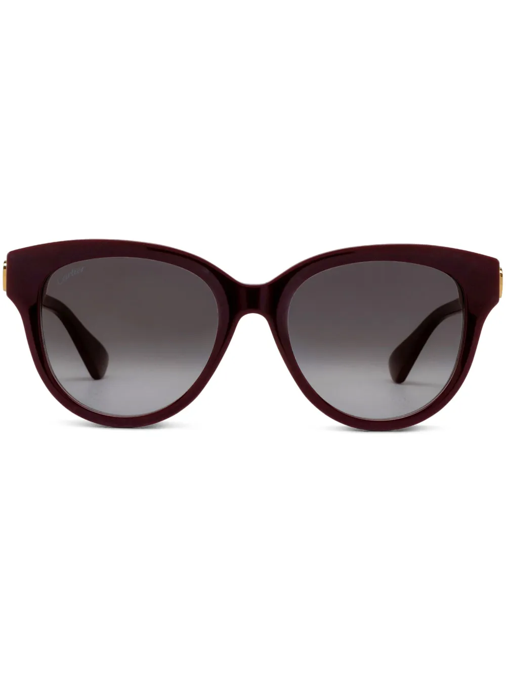 

Солнцезащитные очки в круглой оправе Cartier Eyewear, красный
