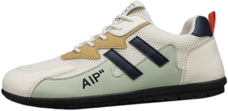 

Мужские спортивные кроссовки Fusecottc с закругленным носком и сетчатым верхом- дышащие, удобные и нескользящие, слоновая кость