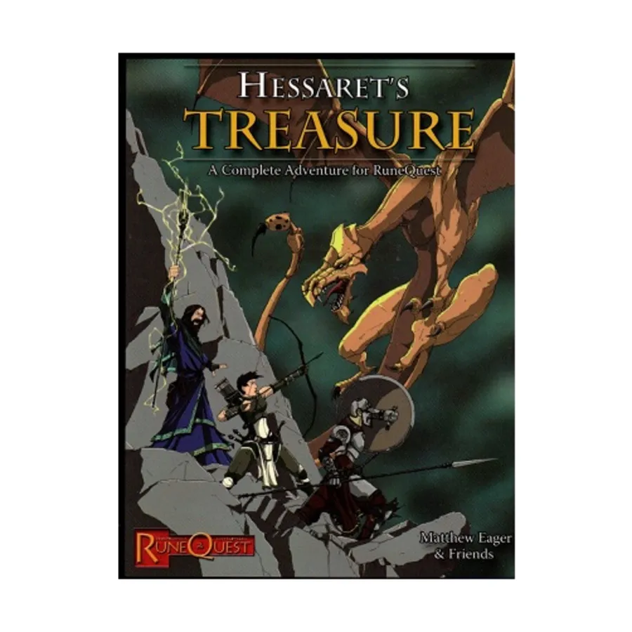 

Hessaret's Treasure, RuneQuest (6th Edition), мягкая обложка