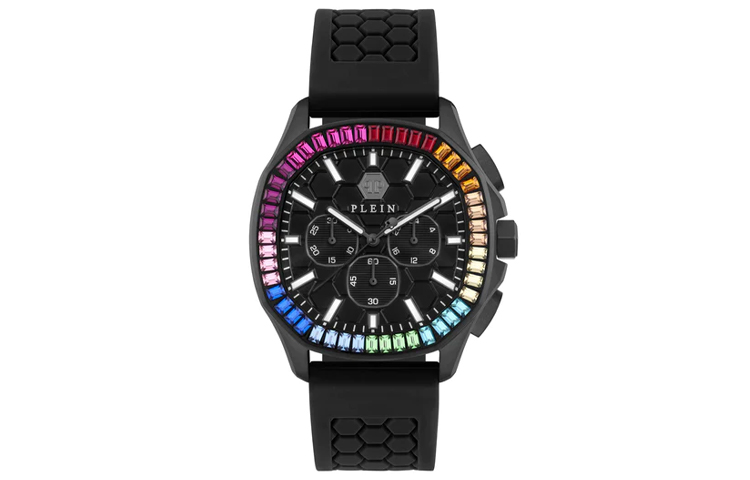 

PHILIPP PLEIN Часы $pectre Chrono 45mm, Black Dial