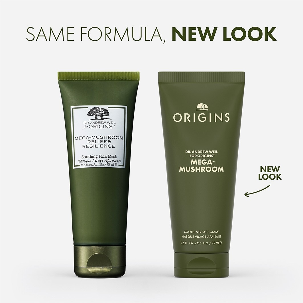 Маска для лица Origins — Dr. andrew weil for mega-mushroom soothing face mask , объем, 75 мл — фото 2