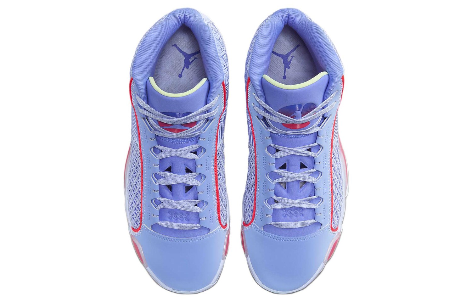 Баскетбольные кроссовки Jordan Air Jordan 38 мужские, СветОкеанСиний/ИмпульсСапфирСиний/МолнияМалиновый/КосмическийСиний — фото 4